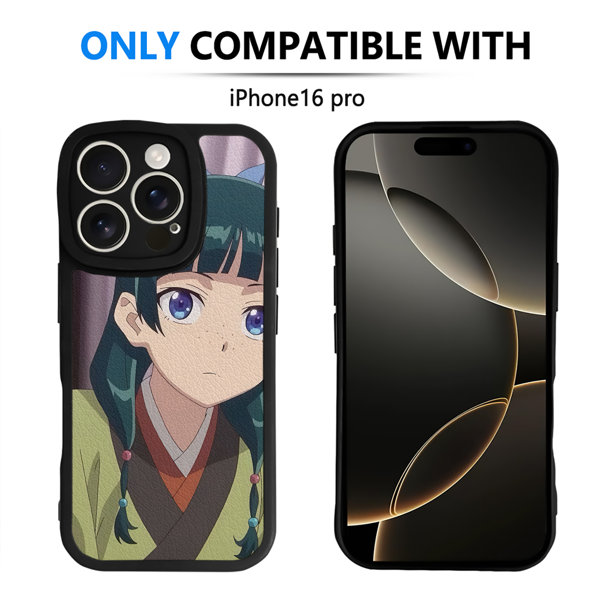 薬屋のひとりごと The Apothecary Diaries 【iPhone 16シリーズ対応】シリコンスマホケース（レザー調） 材質：シリコン